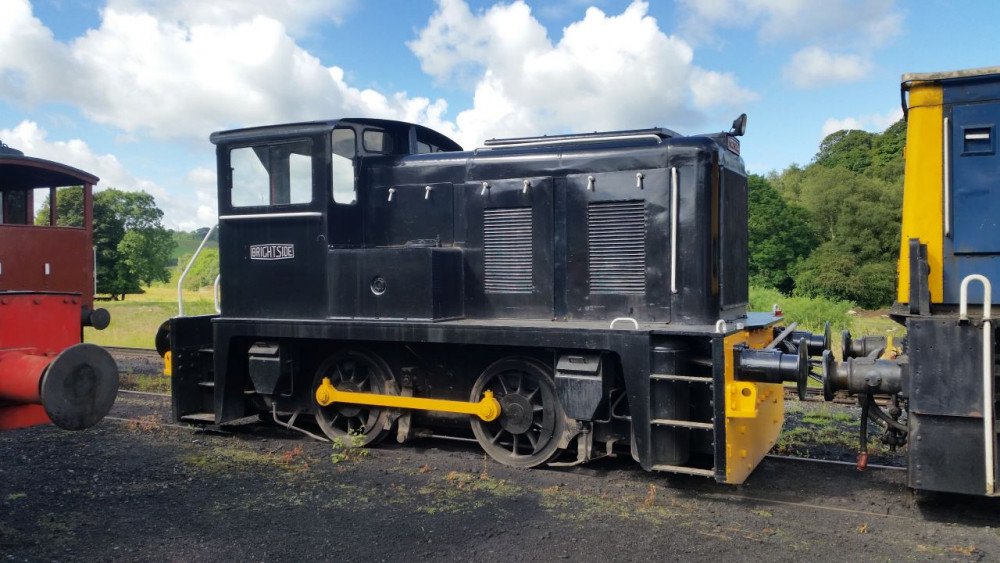 Brightside sits in the yard at Cheddleton MPD awaiting its next duty 2016