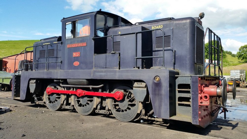 No 6 Roger H Bennett sat outside Cheddleton MPD