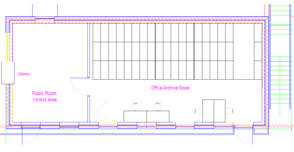 Internal layout of platform 2 level