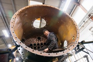 Work continues on 6046's Boiler with a view to return in 2023 if everything goes to plan!