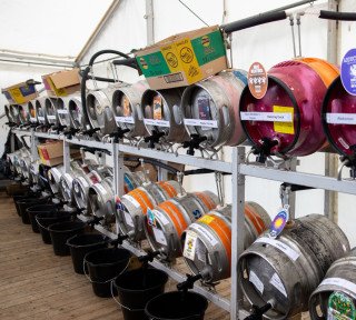 With over 50 ales and ciders available across the railway.