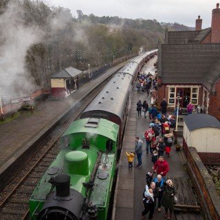 No matter the weather the trains ran to time this Christmas