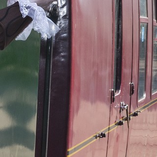 The Mad Hatter took his train for a spin