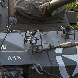 M18 Hellcat in Froghall station waiting for the next service to Consall