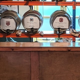 Ale and Larger at the ready with over 100 available from all three stations and four pubs