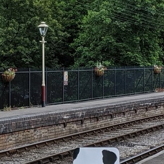 With the band on platform 2 you will be sure to get a great view even with the train in the platform!