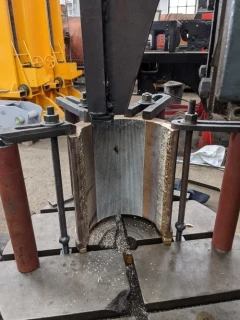 Machining ready for the white metal